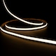 image 5 of 5 Meters Set of 24V Dotless COB Strip with 480 LEDsM Dimming Controller UK Adapter Plug 6500K