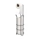 image 1 of Buckingham Floor Standing Toilet Roll Holder - Black