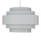 image 1 of First Choice Lighting Light Grey 5 Tier Ceiling Light Shade Grey