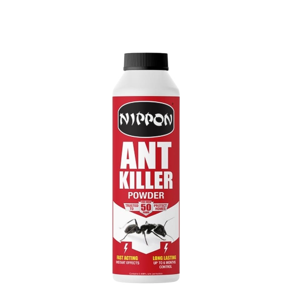 image 1 of Nippon Ant Killer Powder 500g Fast-Acting Crawling Insect Control Indoor & Outdoor Use Kills on Contact Up to 6 Months Protection | White | 1