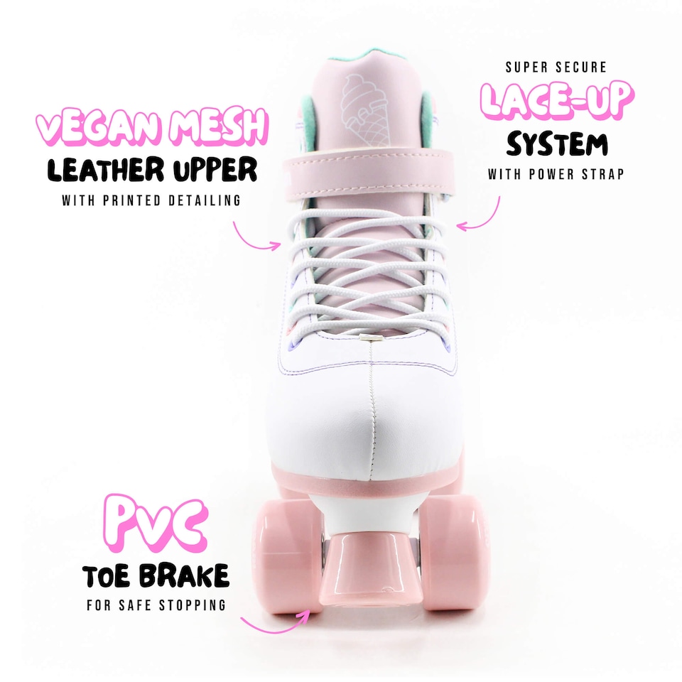image 1 of CREAM Scoop Quad Roller Skates, Adjustable