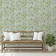 image 3 of World of Wallpaper Wisteria Wallpaper - Sage Green/Blue - 10m x 0.5m Green
