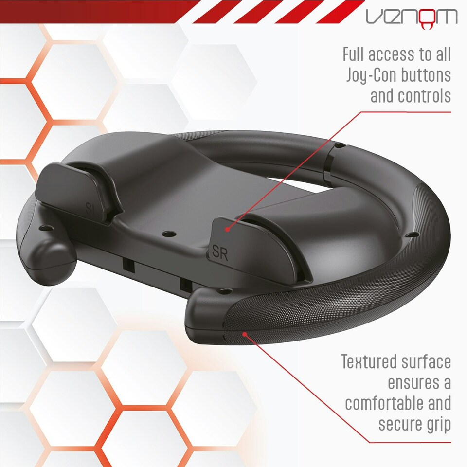 image 1 of Venom Nintendo Switch 2 Steering Wheel Twin Pack
