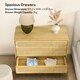 image 5 of VonHaus Rattan Chest of 3 Drawers