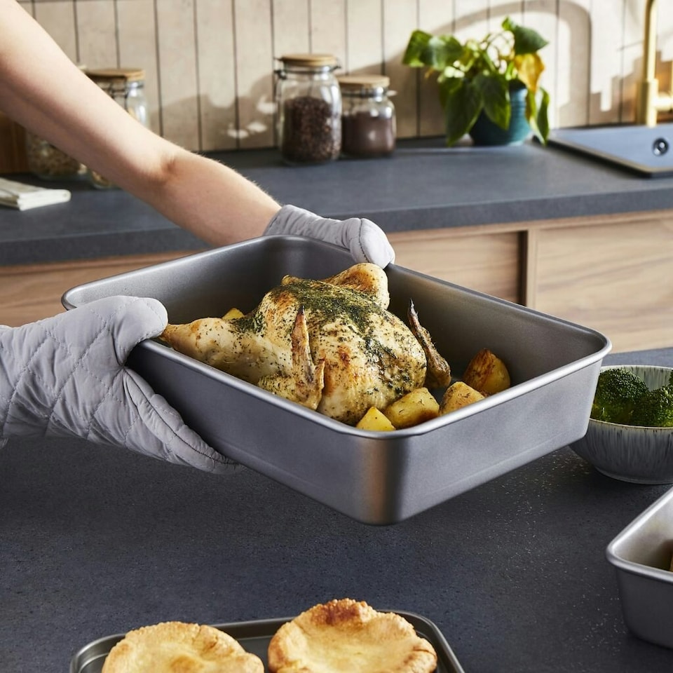image 1 of Morphy Richards Roasting Tin Set