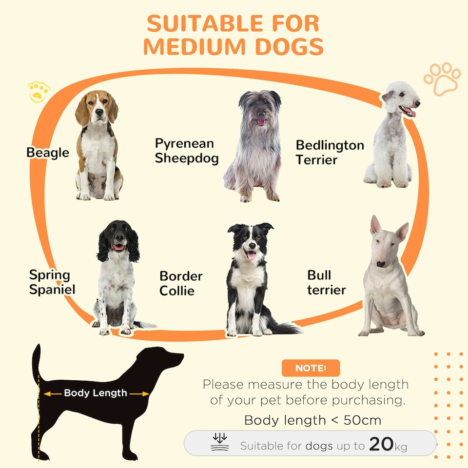image 1 of PawHut Dog Crate Furniture with Removable Cushion, for Medium Dogs - Grey