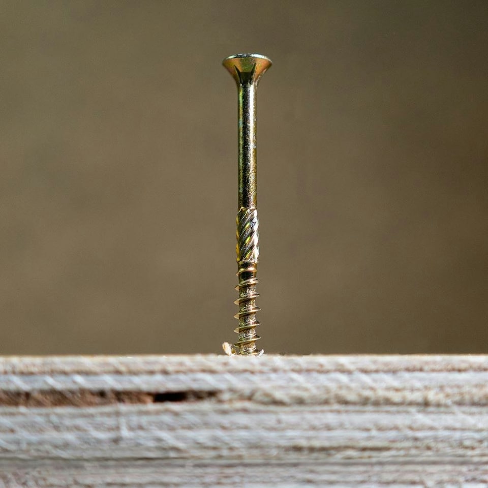 image 1 of Timco - C2 Clamp-Fix Multi-Purpose Premium Screws - TX - Double Countersunk - Yellow (Size 6.0 x 80 - 200 Pieces)