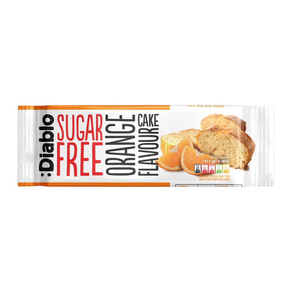 image 1 of Diablo Sugar Free Orange Cake 200g