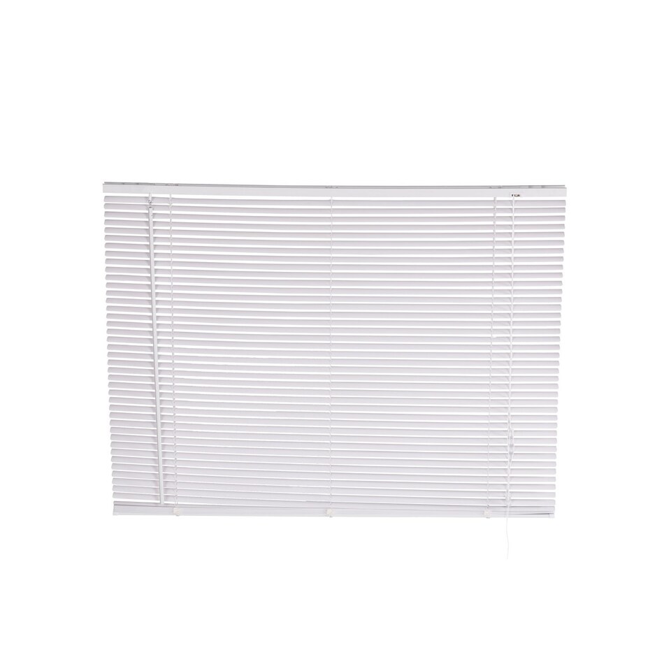 image 1 of 120 x 150cm PVC White Home Office Venetian Window Blinds with Fixings | White