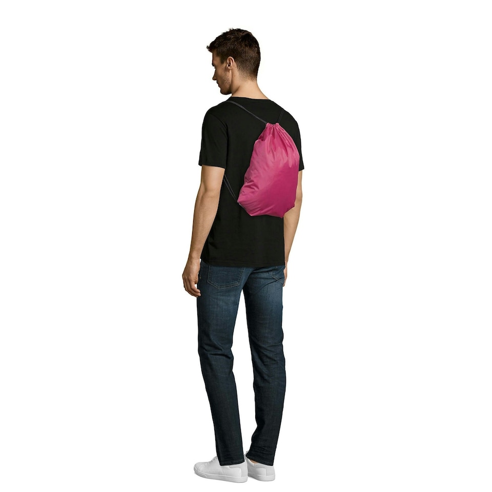 image 1 of SOLS Urban Gymsac Drawstring Bag - Pink - ONE | Pink | One Size