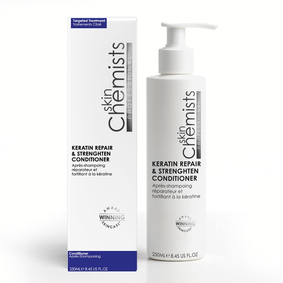 image 1 of skinChemists Keratin Repair & Strengthen Conditioner 250ml for Hair Suppleness, Detangling, Moisture Retention