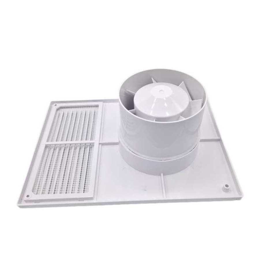image 1 of 100mm Extractor Fan with Ventilation Grille Bathroom Ventilator Air Exhaust
