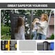 image 4 of HOMCOM 8' Trampoline Bounce Safety Fence Round Trampoline Enclosure Net 6 Poles