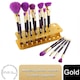 image 10 of Envie Make-Up Brush Holder 15 Hole Upright Head-Up Cosmetic Organiser, Gold