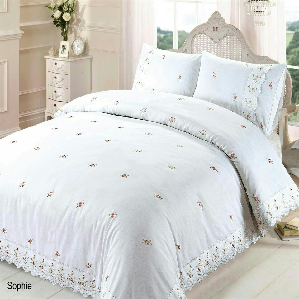 Sophie Laced Classical Duvet Cover Set - Double