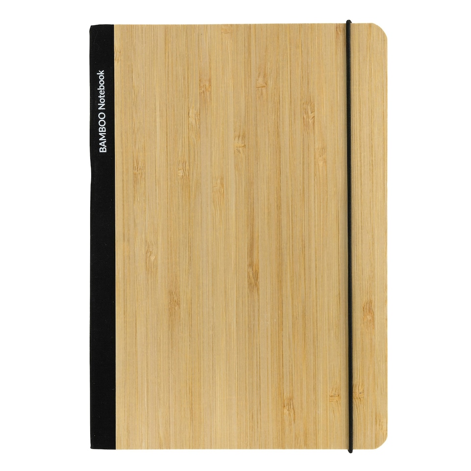 image 1 of XD Collection Scribe Bamboo A5 Notebook - Black - 1.6cm x 20cm x 14cm
