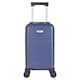image 1 of Public Dealz Underseat Lightweight 4 Wheeled Cabin Bag | Blue | Blue | 1