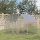 image 6 of PawHut Chicken Run W/ Roof, Walk In Chicken Coop for 4-6 Chickens, Hen House