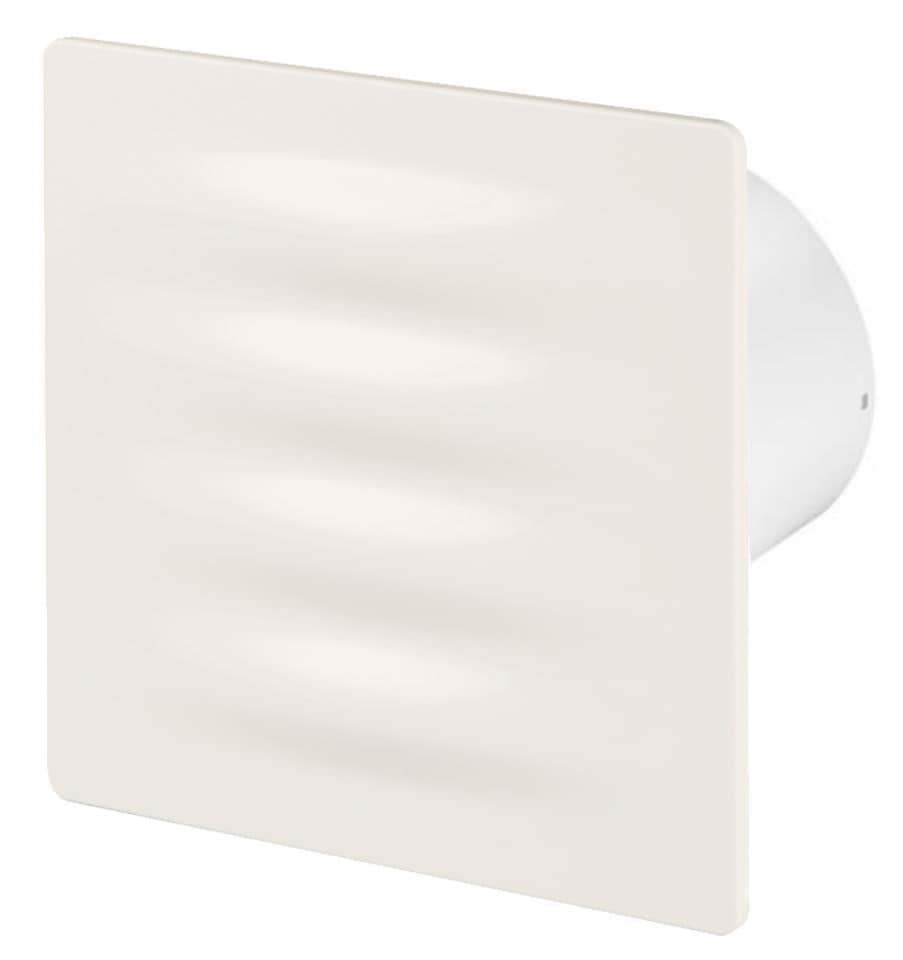 image 1 of 100mm Timer VERTICO Extractor Fan Ecru ABS Front Panel Wall Ceiling Ventilation