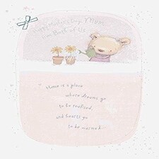 Mum From Both of Us Lovely Verse Mother's Day Greeting Card