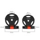 image 7 of SPORTNOW Olympic Weight Plates Set for Home Gym, 2 x 5kg, 2 x 2.5kg, Black