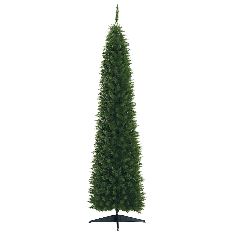 image 1 of HOMCOM 7FT Tall Christmas Pine Tree Artificial Easy Assembly Holiday Décor