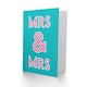 image 2 of Celebration Same Sex Gay Mrs Love Wedding Card