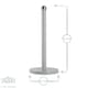 image 3 of Harbour Housewares Grey Metal Kitchen Roll Holder Kitchen Storage Kitchen Towel Holder Kitchen Tissue Holder