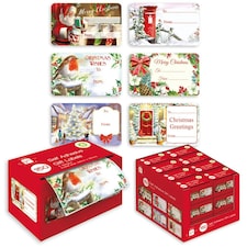 Pack of 150 Self Adhesive Traditional Christmas Gift Tags