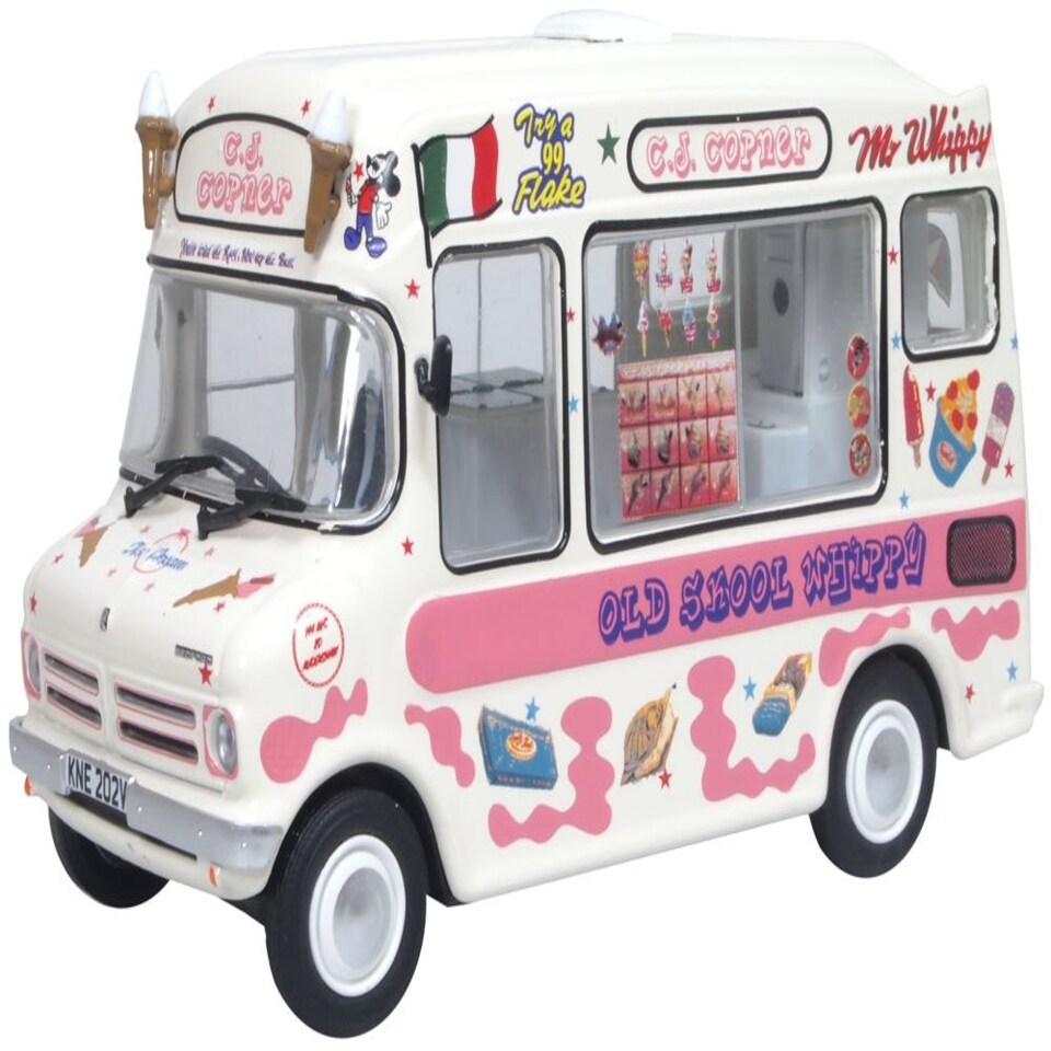 Oxford Diecast Bedford CF Ice Cream Van C J Copner