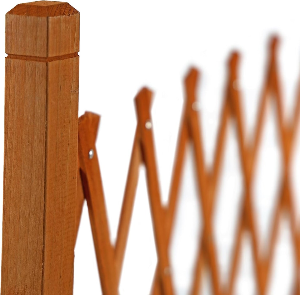 image 1 of Actiasgear - Expanding Wooden Trellis Fence Freestanding Garden Screen Divider Portable 6ft