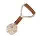 image 3 of Benji & Flo Tug ´N´ Play Ball Suede Rope Dog Toy - Brown/Beige - One Size
