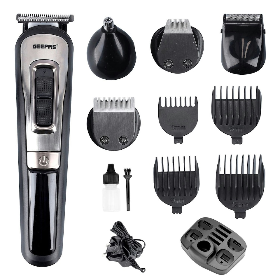 image 1 of GEEPAS 11-in-1 Rechargeable Multi Grooming Kit