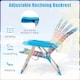 image 5 of COSTWAY 2 Pack Beach Chair for Adults Foldable 4 Position Reclining Picnic Chair