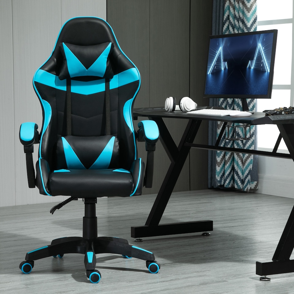 image 1 of MCC Direct Gaming Chair Computer Office Chair with Tilt and Swivel function