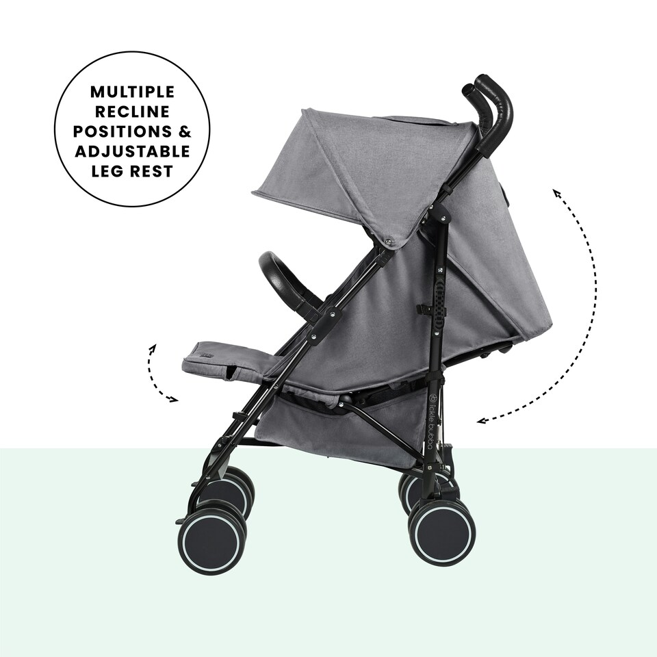 image 1 of Discovery Pushchair – 6 Months to 22kg (Approx. 4 Years*), Lightweight & Compact, UPF 50+ Hood, Rain Cover & Large Basket (Graphite Grey)