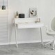 image 4 of Cowork Modern Desk White Wall Mounted With Drawer 94cm Wide White