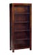 image 1 of Toko Dark Mango Large Open Bookcase - Solid Mango Wood - L34 x W75 x H175 cm