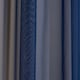 image 3 of Pair of Crystal Navy Plain Voile Panels 122 cm (48 inch) Rod Pocket Panels for Bedroom and Living Room