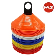 Pre-Sport Saucer Cones (Pack of 50) - Multicoloured - One Size