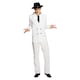 image 1 of Fever Mens Gangster Costume Set - White - M R | Multi | M