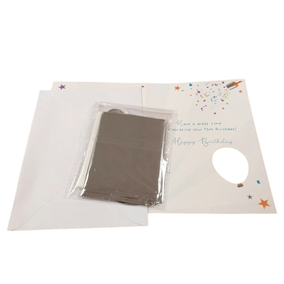 image 1 of Happy Birthday 13 Today Have Fun Balloon Boutique Greeting Card