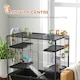 image 3 of PawHut Large Hamster Cage, Rat Cage w/ Wheels, Tubes, Storage Shelf, Ramps
