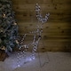 image 5 of 1mx80cm Light up Standing Christmas Reindeer with 292 White LEDs