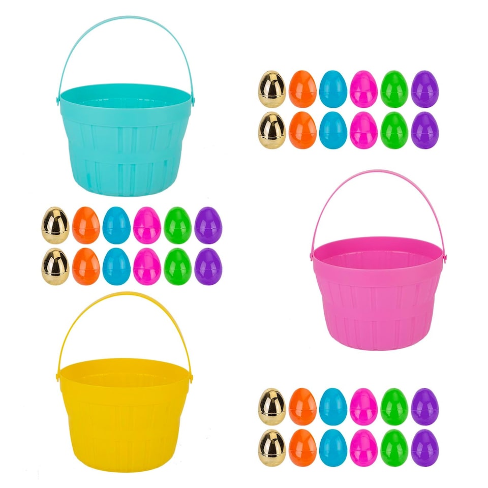 image 1 of vfm-estore Easter Egg Hunt Set 10.5cm x 15cm Multicolour, Pack of 3