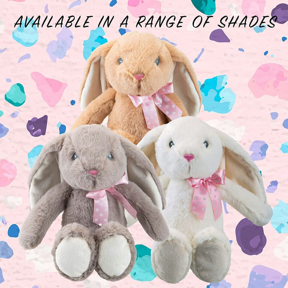 image 1 of Sitting Floppy Pippin Brown Rabbit 23cm