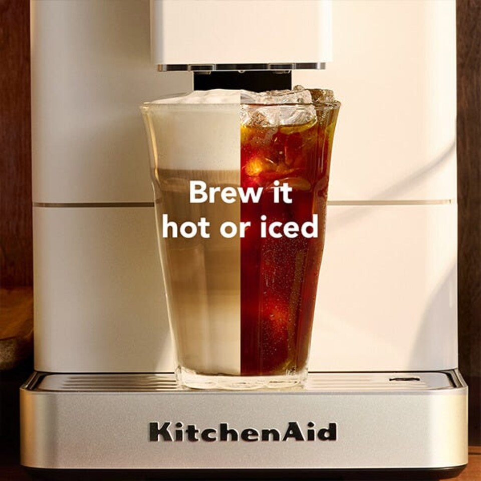 image 1 of KitchenAid KF3 Fully Automatic Espresso Machine with Iced Coffee Porcelain
