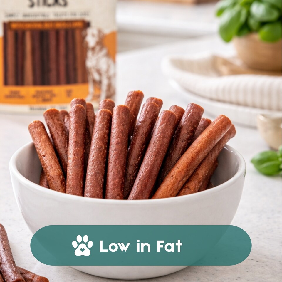 image 1 of Pack of Meat Stick Dog Treats Chicken Duck Beef Lamb Puppy Pet Dental Chew Snack
