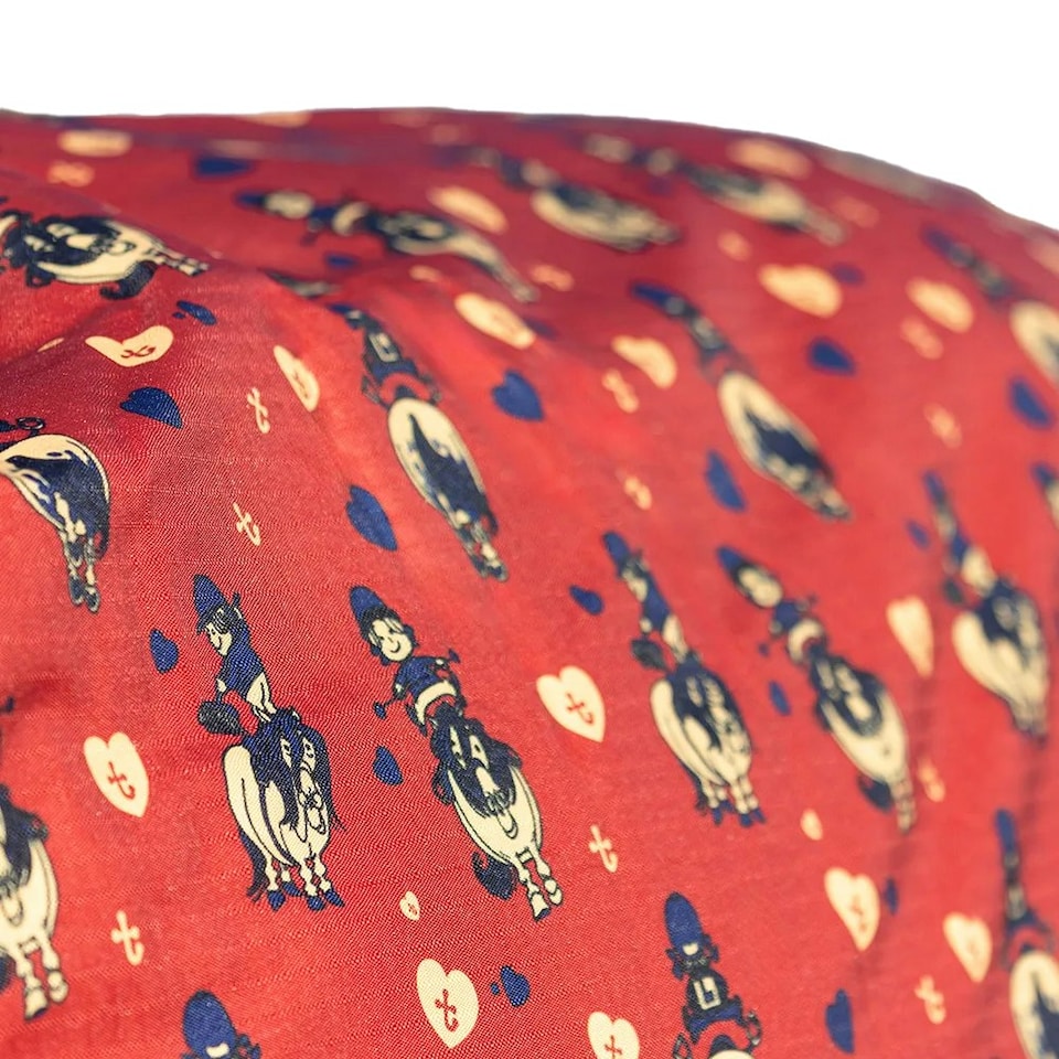 image 1 of Thelwell StormX Original 50 Balancing Act Standard-Neck 50g Horse Turnout Rug - Red/Navy - 4´ 3"