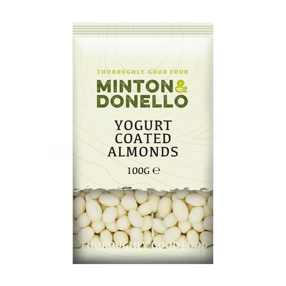 image 1 of Minton & Donello Yoghurt Coated Almonds 6 x 100g